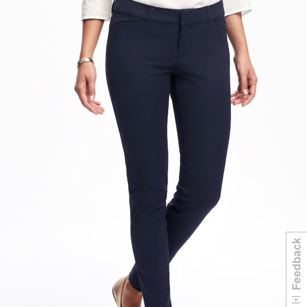 NWT Pixie Long Pants - Sz 10 Navy Blue